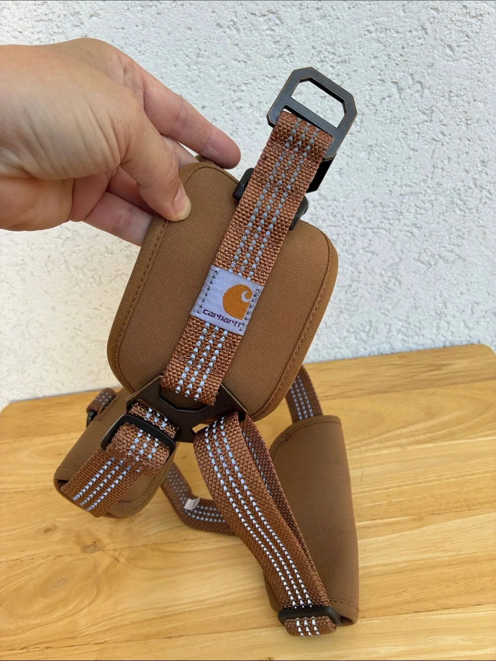 Carhartt Brown Training Harness with Reflective Webbing